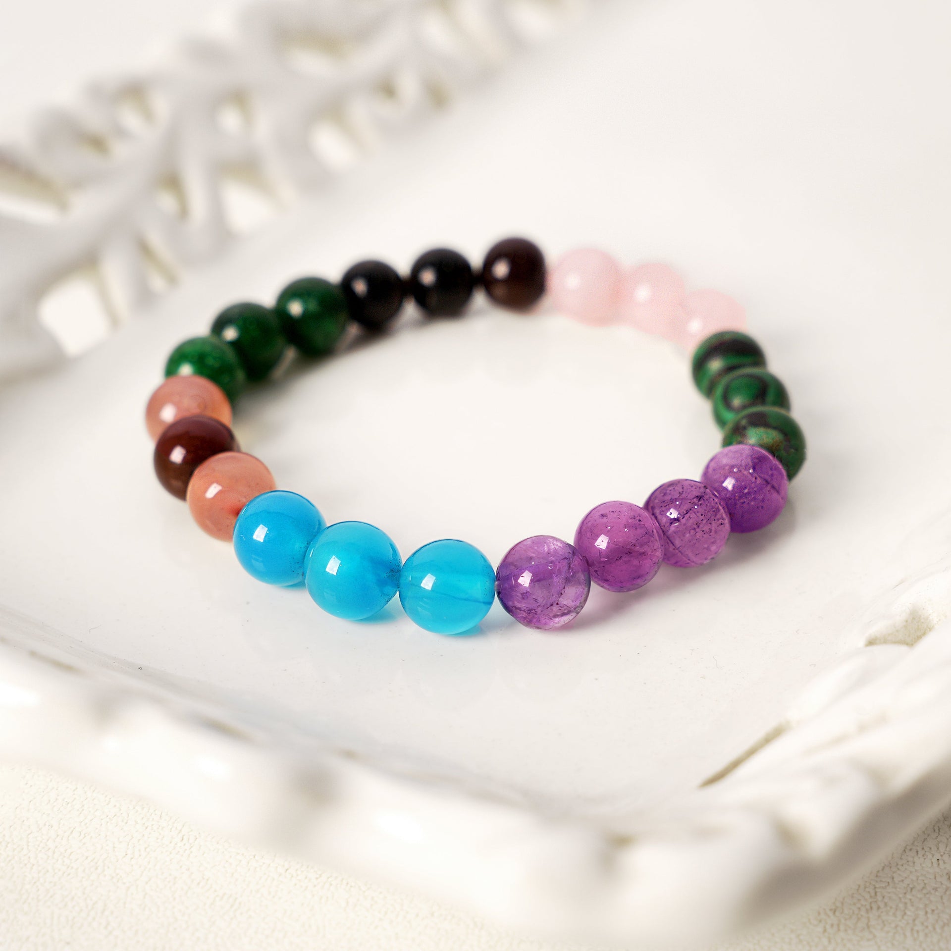 Natural Stone Crystal Braclets