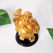 Golden Laughing Buddha Statue – Feng Shui Prosperity & Wealth Figurine for Home & Office