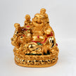 Golden Laughing Buddha Idol for Wealth & Prosperity | Feng Shui Lucky Buddha Statue | Home & Office Decor