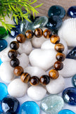 Tiger’s Eye Beaded Bracelet – Grounding, Protection & Confidence Jewelry for Men & Women