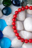 Red Coral Beaded Bracelet – Protection, Energy & Vitality Jewelry for Men & Women
