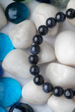 Blue Goldstone Beaded Bracelet – Protection, Energy & Focus Jewelry for Men & Women