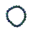 Blue Green Natural Stone Beads Bracelet – Healing Crystal Wrist Band | Stylish Meditation & Energy Bracelet