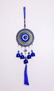 Blue Evil Eye Wall Hanging for Home Protection | Nazar Suraksha Decorative Hanging Ornament | Lucky Feng Shui & Vastu Décor