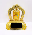 Golden Tibetan Prayer Wheel Showpiece – Rotating Mantra Wheel Idol | Spiritual Home Decor & Gift