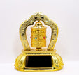 Golden Tibetan Prayer Wheel Showpiece – Rotating Mantra Wheel Idol | Spiritual Home Decor & Gift