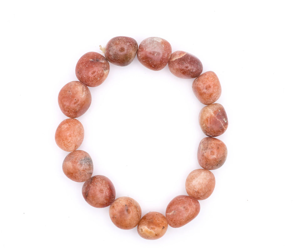Natural Stone Bead Bracelet for Men & Women | Healing Crystal Stretch Bracelet | Stylish & Adjustable Wrist Wear