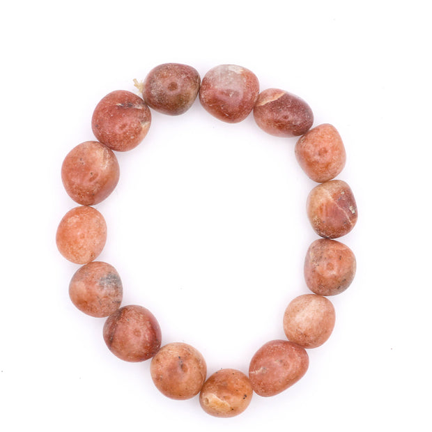 Natural Stone Bead Bracelet for Men & Women | Healing Crystal Stretch Bracelet | Stylish & Adjustable Wrist Wear