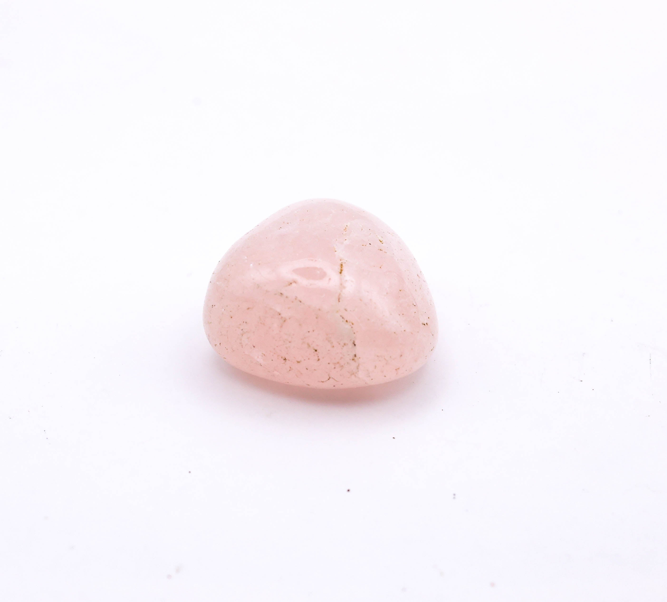 Natural Rose Quartz Tumbled Stone – Pink Healing Crystal for Love, Calm Energy & Meditation