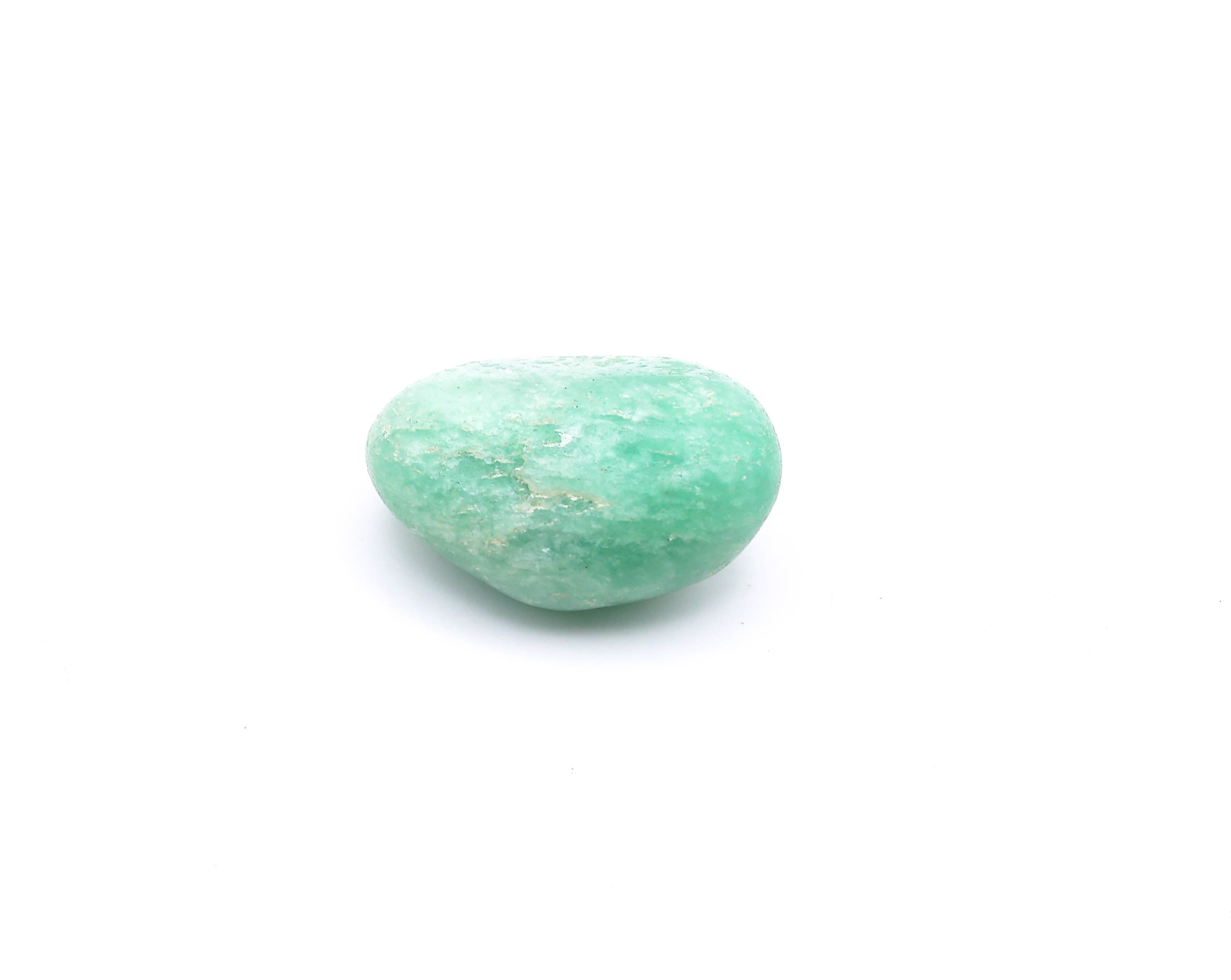 Natural Amazonite Tumbled Stone – Green Healing Crystal for Calm Energy, Meditation & Décor