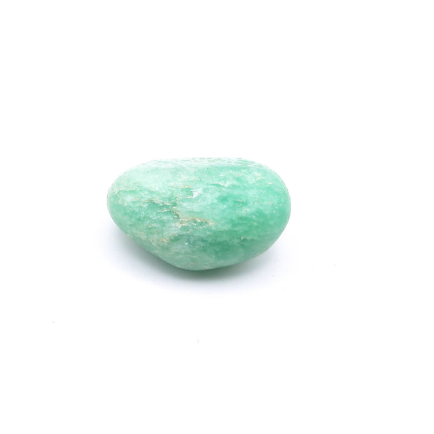 Natural Amazonite Tumbled Stone – Green Healing Crystal for Calm Energy, Meditation & Décor