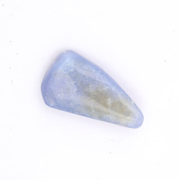 Blue Calcite Tumbled Stone – Polished Healing Crystal for Calm Mind, Peace, Communication & Positive Energy