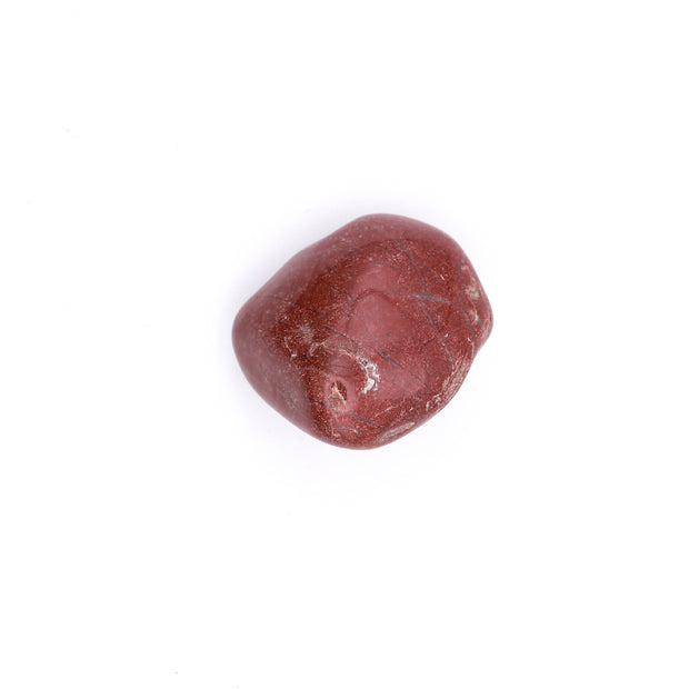 Red Jasper Tumbled Stone – Polished Healing Crystal for Strength, Grounding, Courage & Positive Energy