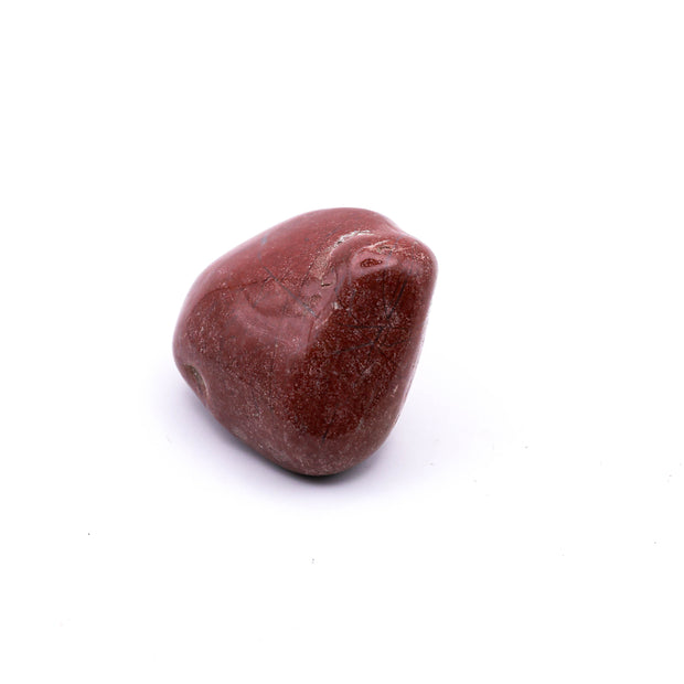 Red Jasper Tumbled Stone – Polished Healing Crystal for Strength, Grounding, Courage & Positive Energy