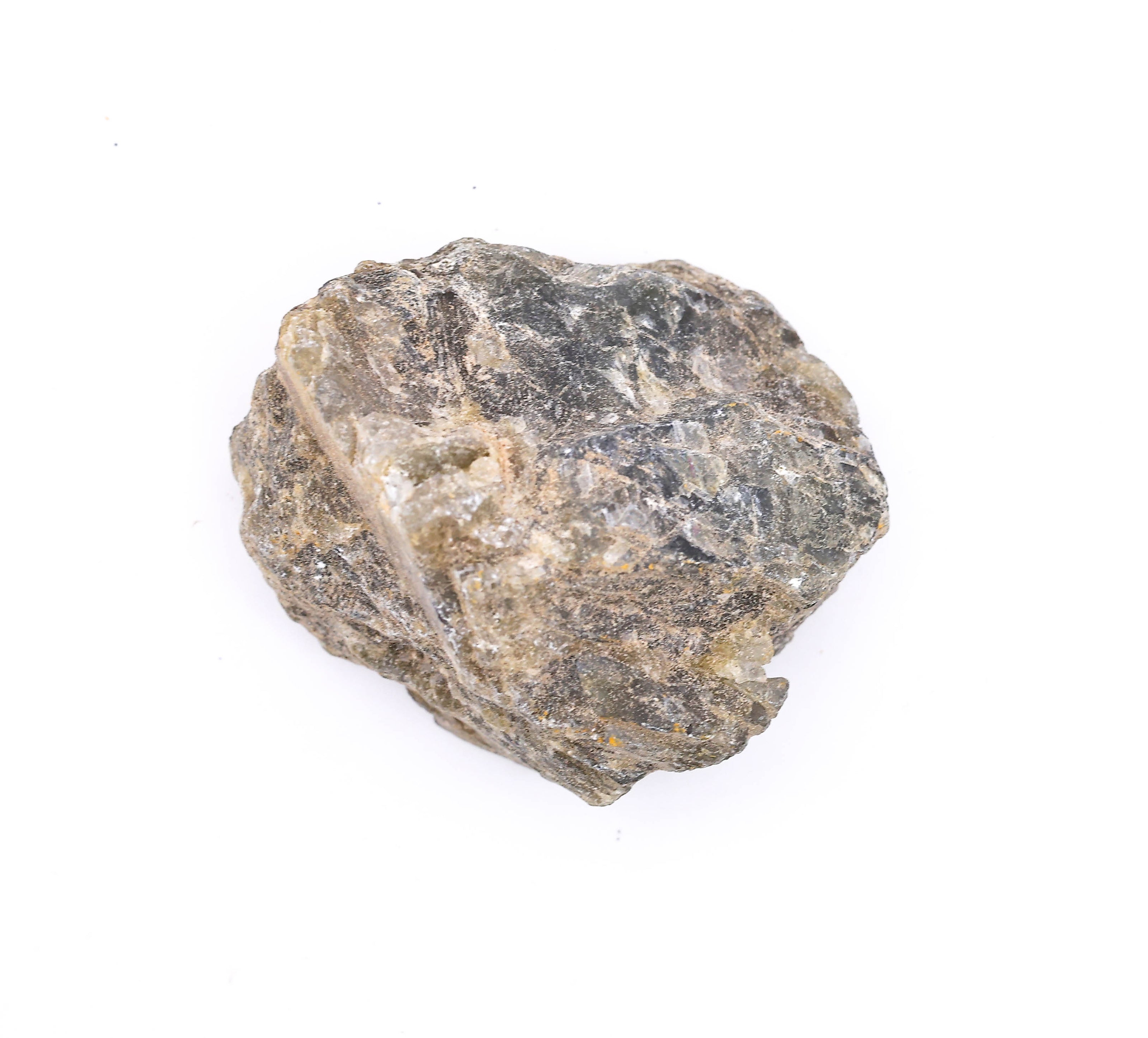 Natural Raw Healing Crystal Stone – Rough Grey Brown Crystal for Positive Energy, Meditation & Home Décor