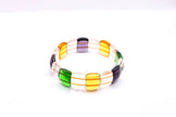 Multicolor Glass Bead Stretch Bracelet – Handmade Colorful Fashion & Spiritual Jewelry