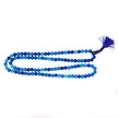 Blue Agate Mala Necklace – 108 Bead Handcrafted Meditation & Prayer Jewelry