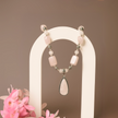 Rose Quartz Healing Necklace – Love, Self-Care & Emotional Balance Crystal Pendant | Natural Stone Jewelry