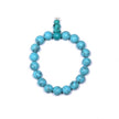 Natural Turquoise Beaded Bracelet – Handmade Gemstone Jewelry for Protection & Style