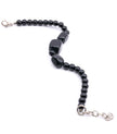 Black Onyx & Gemstone Bracelet – Handmade Unisex Jewelry with Silver Clasp
