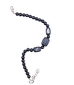 Black Onyx & Gemstone Bracelet – Handmade Unisex Jewelry with Silver Clasp