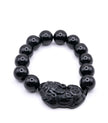 Black Pi Xiu Beaded Bracelet – Feng Shui Protection & Wealth Bracelet for Men & Women