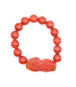 Red Pixiu Wealth Bracelet – Natural Gemstone Feng Shui Bracele