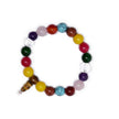 7 Chakra Healing Crystal Bracelet | Multicolor Natural Stone Bead Bracelet | Energy Balance Bracelet for Men & Women