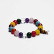 7 Chakra Healing Crystal Bracelet | Multicolor Natural Stone Bead Bracelet | Energy Balance Bracelet for Men & Women
