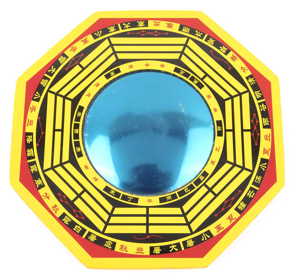 Feng Shui Bagua Mirror for Home Protection & Vastu Balance | Convex Bagua Mirror for Negative Energy Protection
