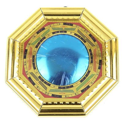 Feng Shui Bagua Mirror for Home Protection & Vastu Balance | Convex Bagua Mirror for Negative Energy Protection