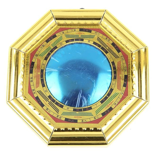 Feng Shui Bagua Mirror for Home Protection & Vastu Balance | Convex Bagua Mirror for Negative Energy Protection