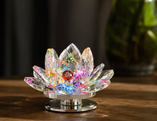 Crystal Lotus – Feng Shui Home Decor & Positive Energy Gift