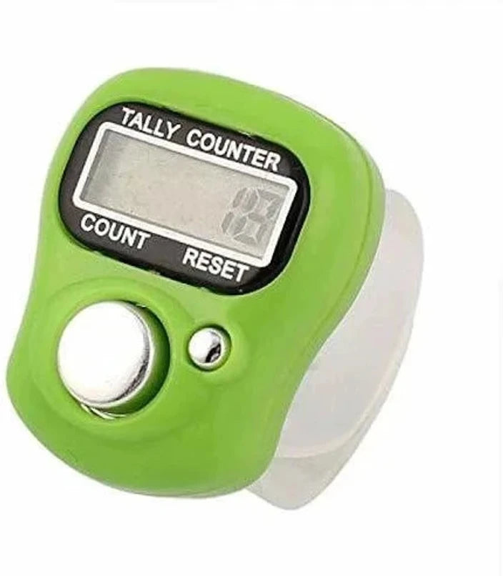 Digital Finger Tally Counter Ring – Lightweight Adjustable Counting Device for Tracking, Inventory & Prayer
