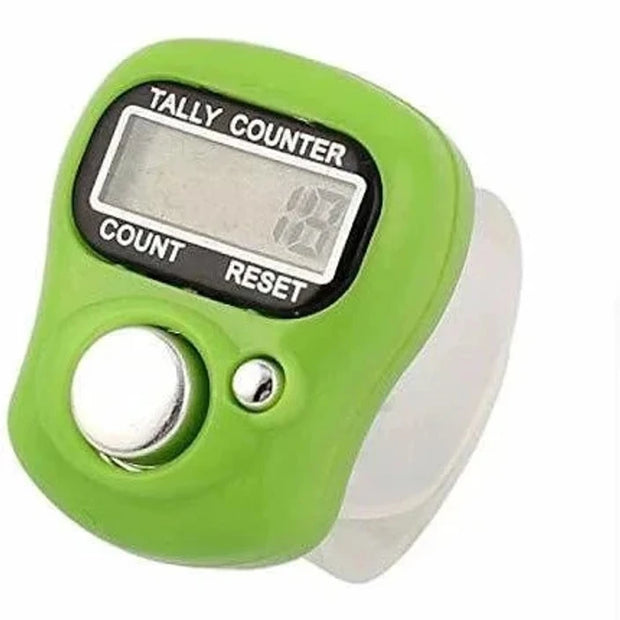 Digital Finger Tally Counter Ring – Lightweight Adjustable Counting Device for Tracking, Inventory & Prayer