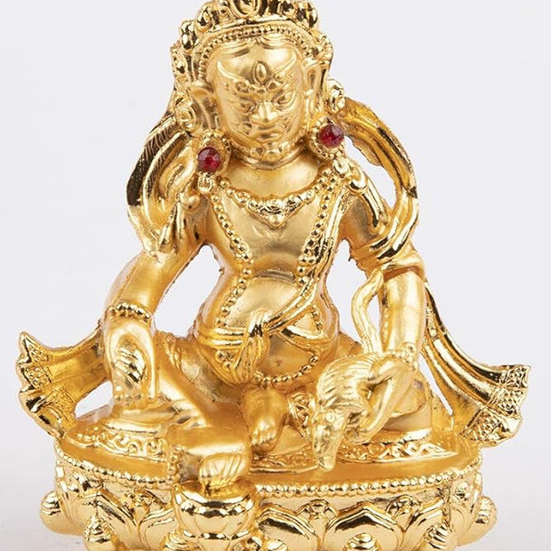 Gold Plated Lakshmi Buddha Statue – Handcrafted Spiritual Home & Meditation Decor