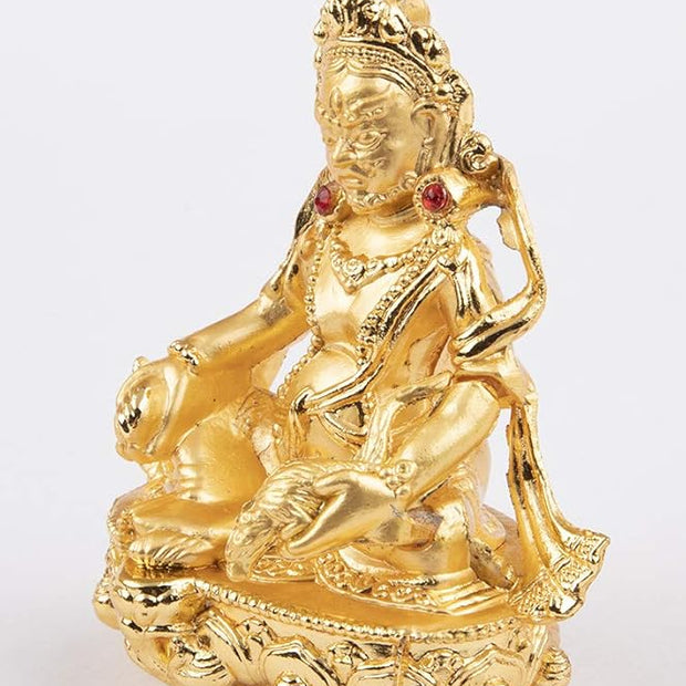 Gold Plated Lakshmi Buddha Statue – Handcrafted Spiritual Home & Meditation Decor