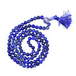 Lapis Lazuli Prayer Beads Mala Necklace – Handcrafted Spiritual Meditation Jewelry