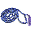 Lapis Lazuli Prayer Beads Mala Necklace – Handcrafted Spiritual Meditation Jewelry
