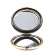 Vintage-Style Compact Mirror – Portable Double-Sided Makeup Mirror for Travel & Everyday Use