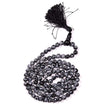 Snowflake Obsidian Mala Necklace – Handmade Meditation & Spiritual Beads for Protection