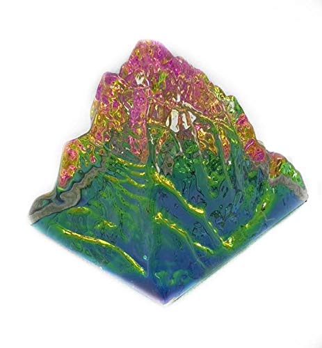 Iridescent Crystal Mountain – Decorative Energy Healing & Home Decor Sculpture