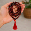 Red Obsidian 108 Beads Protection Mala - Meditation & Prayer Jewelry with