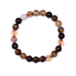 Natural Agate Beaded Bracelet – Handmade Gemstone Jewelry for Balance & Positive Energy