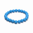 Natural Turquoise Beaded Bracelet – Handmade Stone Jewelry for Protection & Positive Energy